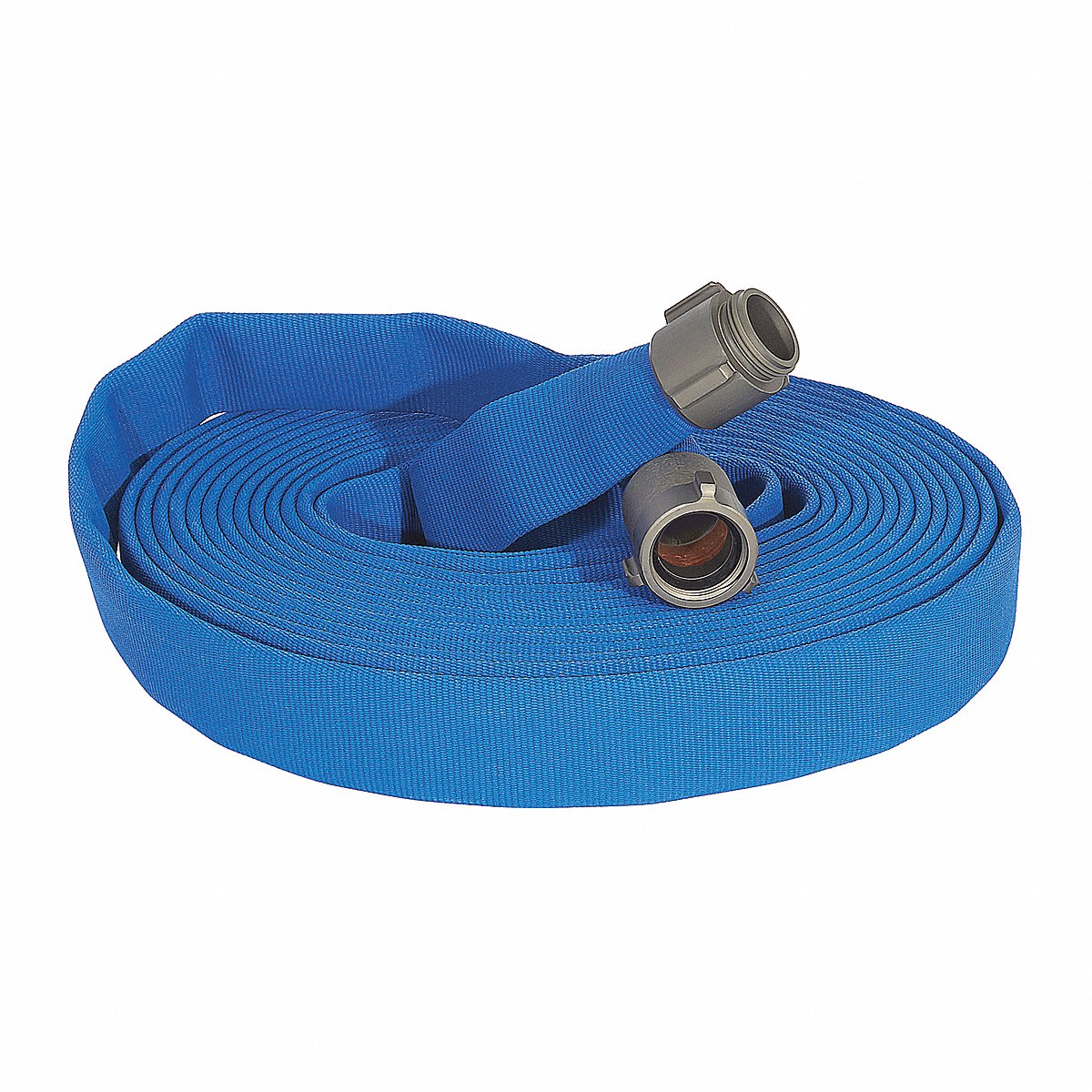 Jafline Fire Hose, 50 Ft, Blue, Polyester, 50 FT (G51H175LNB50N)