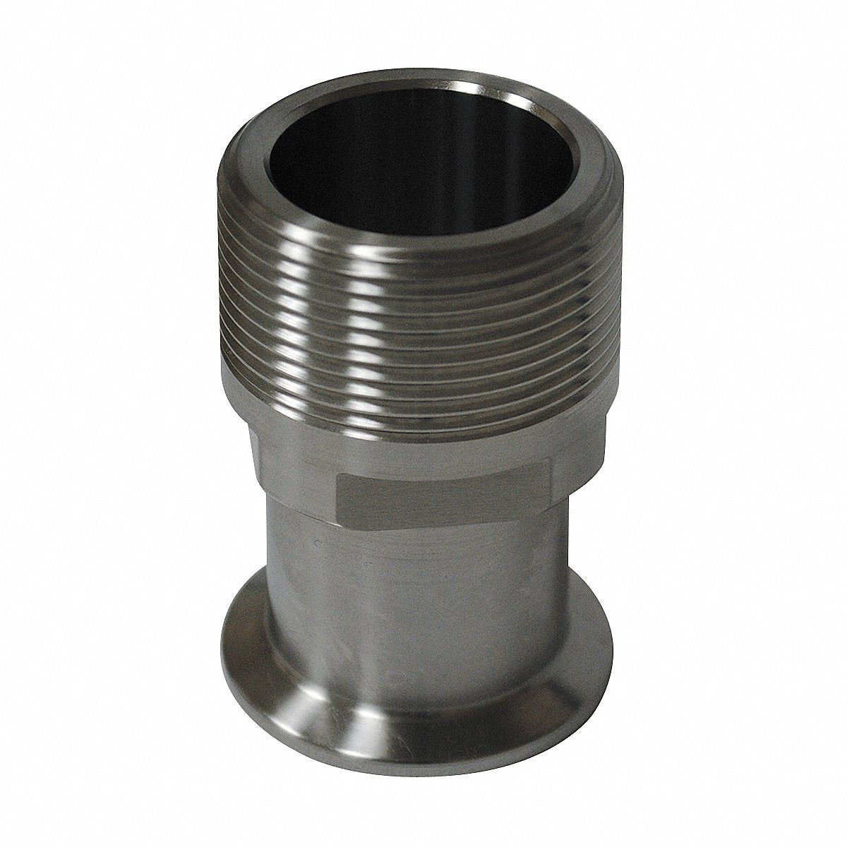 Straight Stainless Steel Clamp, 1-1/2" MNPT (EG211.5)