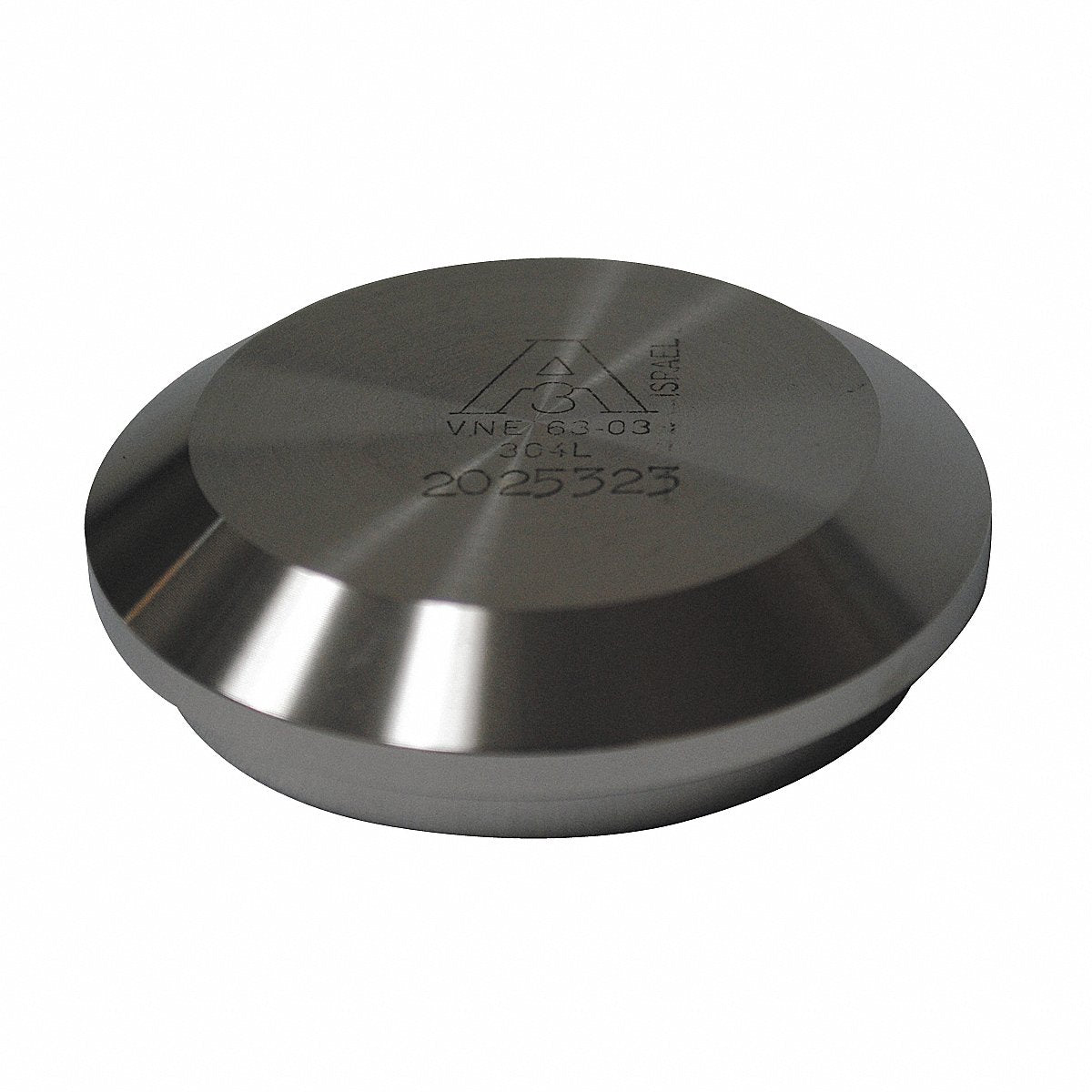 Stainless Steel Male End Cap, 3" (E16AI-14I3.0)