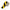 Brady Floor Tape, Black/Yellow, 3 Inx100 Ft, Roll, 3 in (104347)