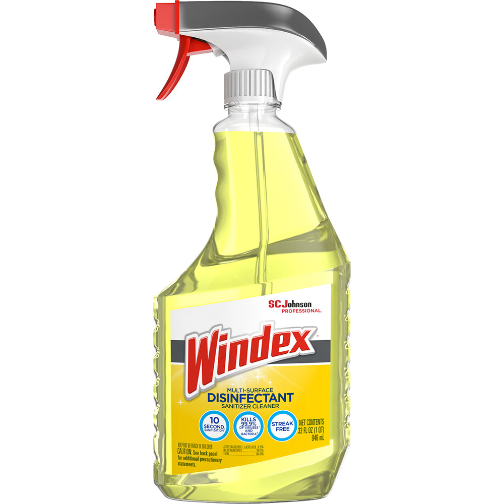 Windex All-Purpose Cleaner & Degreaser: 32 oz Spray Bottle, Disinfectant - 322369
