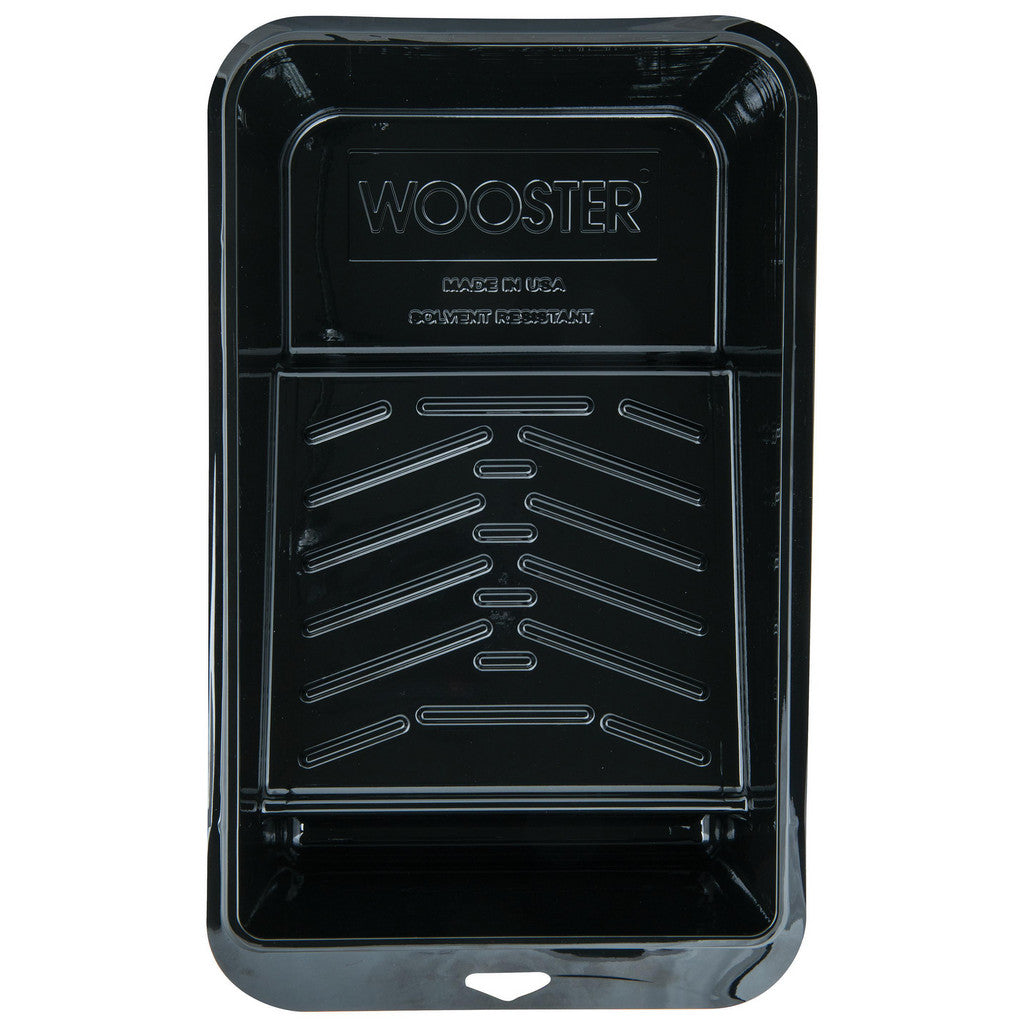 Wooster Brush BR403-6 1/2 Paint Trays & Liners; Type: Mini Roller Tray; Paint Liner; Product Type: Mini Roller Tray; Paint Roller Compatibility (Inch): 6-1/2; Material: Recycled Plastic; Capacity (Qt.): 1qt; Capacity (Gal.): 1qt