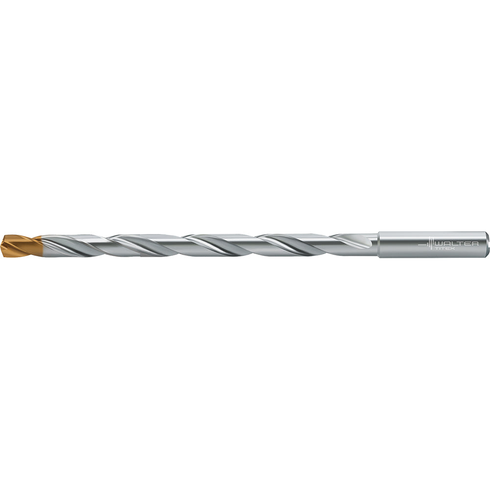 Walter-Titex 7378825 Taper Length Drill Bit: Series A6585TFT, 5 mm Dia, 140° Point, Solid Carbide
