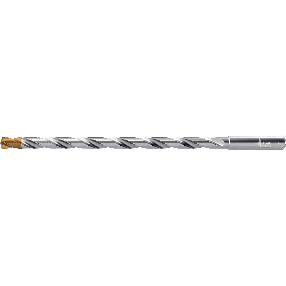 Walter-Titex 7684259 Extra Length Drill Bit: 1/4" (0.2500"), 140 deg Point, Solid Carbide