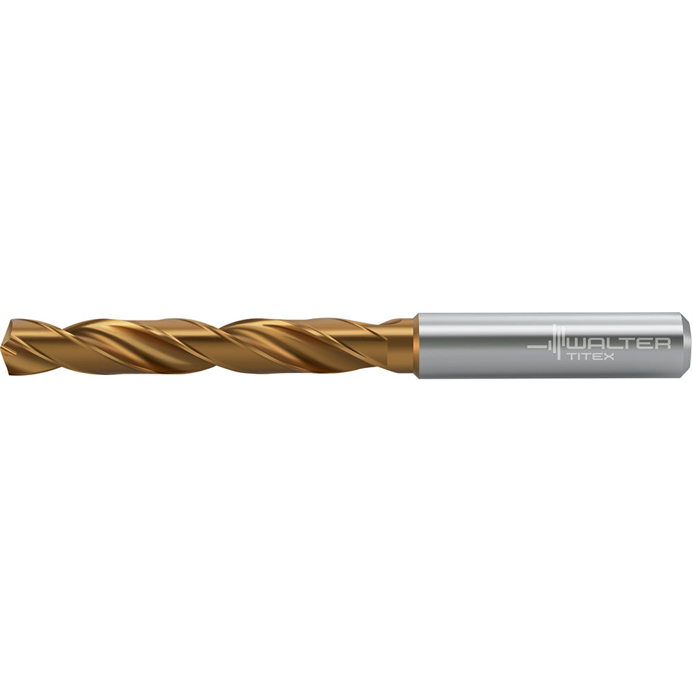 Walter-Titex 7378449 Jobber Length Drill Bit: 0.1575" Dia, 140 deg, Solid Carbide