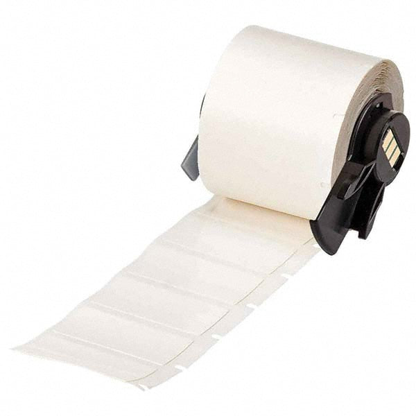 Brady M6-30-422 Label Maker Label: White, Polyester, 1-1/2" OAW, 250 per Roll