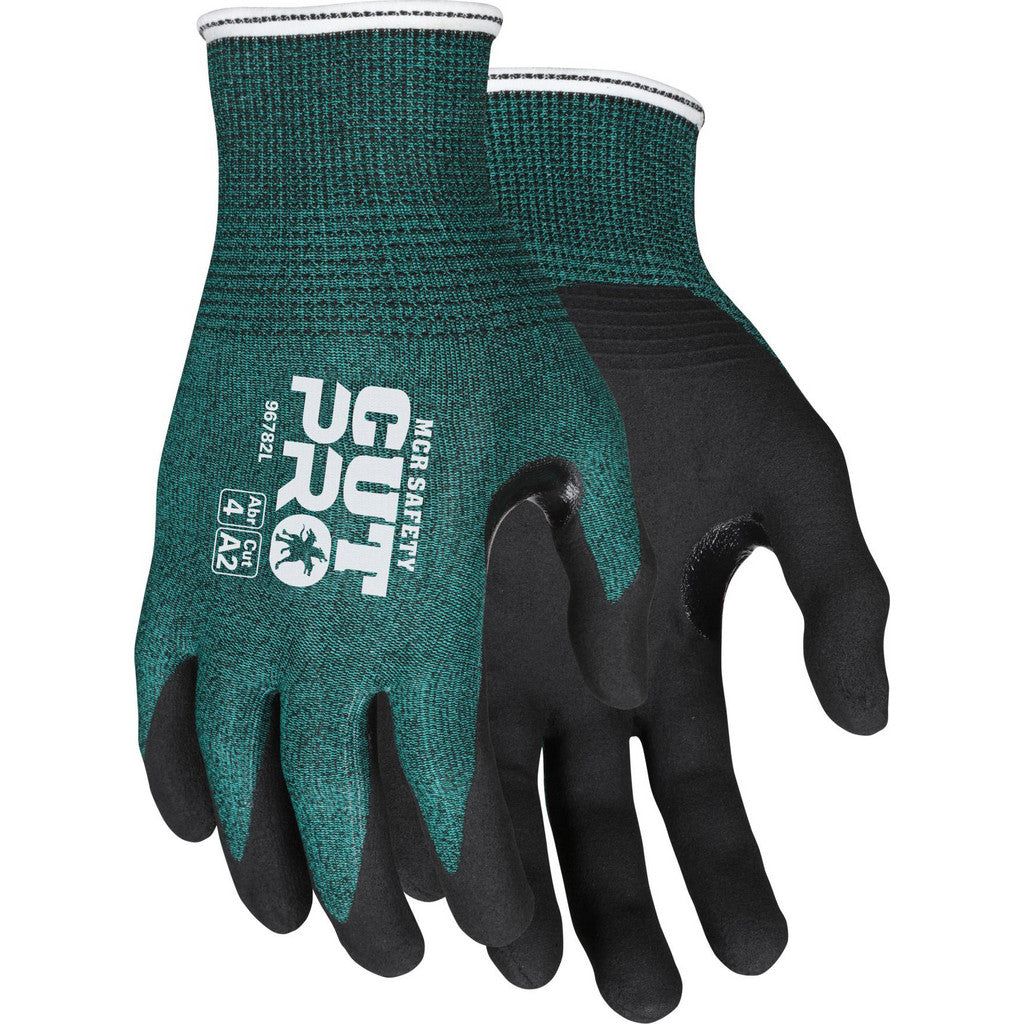 MCR Safety 96782L Cut, Puncture & Abrasion-Resistant Gloves: MCR Safety 96782, Cut A2, Puncture 3, Abrasion 5, 18 ga, Size Large