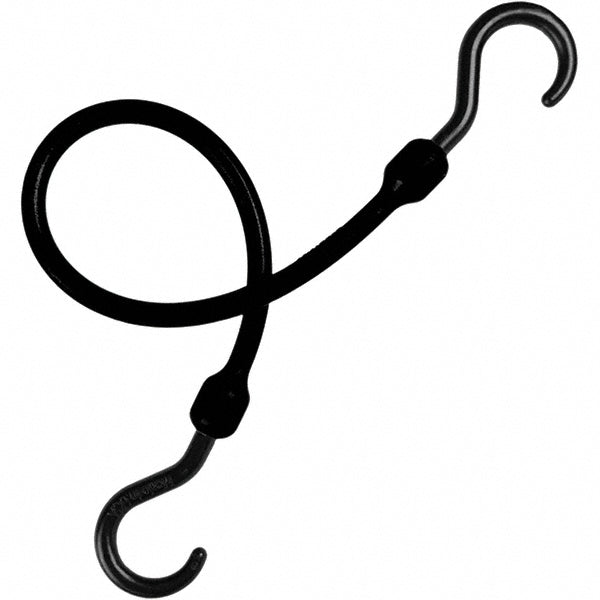 The Perfect Bungee PC18BK Bungee Cord Tie Down: Molded Nylon Hook, Non-Load Rated (Pack of 96)