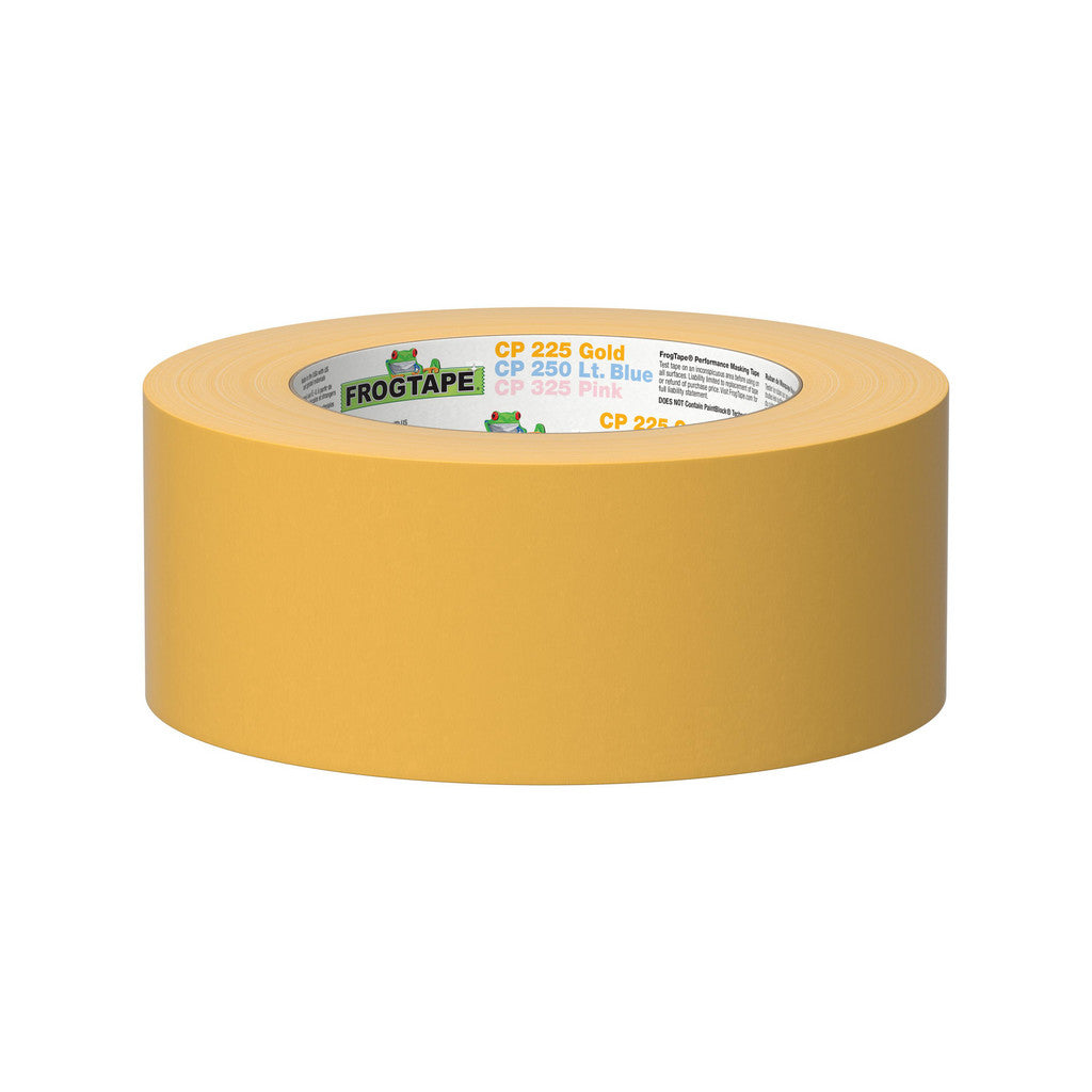 FrogTape 105322 Performance Masking Tape: 48.00 mm Wide, 55 m Long, 5.9 mil Thick, Gold