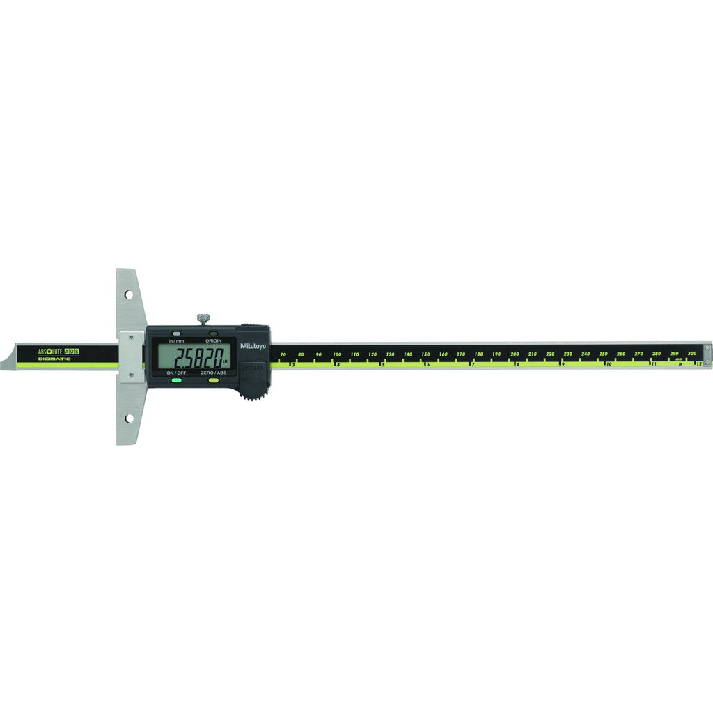 Mitutoyo 571-213-30 Electronic Caliper: 300.00 mm/12", ±0.0100 mm/±0.0005" Resolution, ±0.03 mm/±0.0015" Accuracy, Data Output,