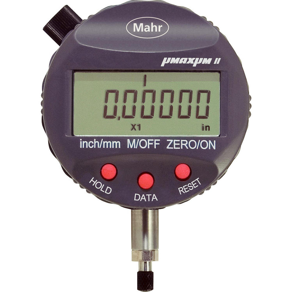 Mahr 2034103 Digital Electronic Drop Indicator: 1.00 mm Max, Flat Back