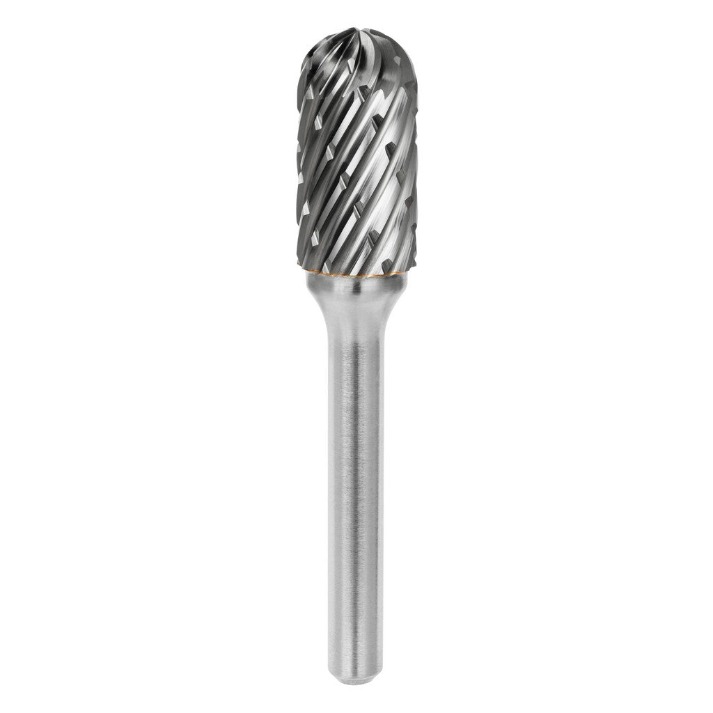 SGS Pro 19365 Abrasive Bur: SC-5, 1/2" Cut Dia, Ball Nose Cylinder, Steel Cut