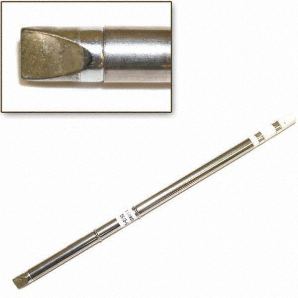 Hakko T15-D52 Soldering Iron Chisel Tip: 0.2" Point Width, 4" Dia