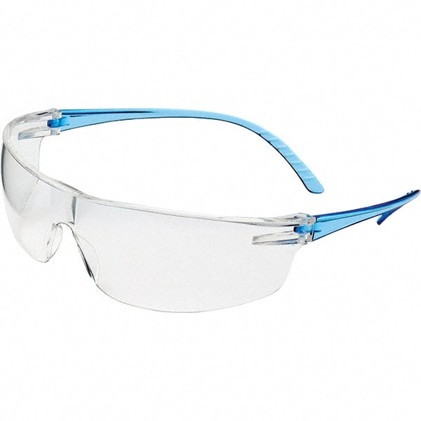 Uvex SVP205 Safety Glasses: Anti-Fog, Polycarbonate, Clear Lenses, Frameless