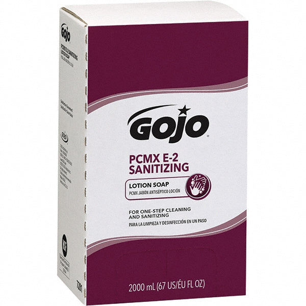 GOJO PCMX E2 Sanitizing Lotion Soap, 2000 mL Refill for GOJO PRO TDX Dispenser, 4/Case - 7281-04