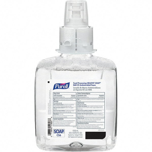 PURELL HEALTHY SOAP BAK E2 Antimicrobial Foam, 1200 mL Refill for PURELL CS6 Automatic Soap Dispenser, 2/Pack - 6585-02
