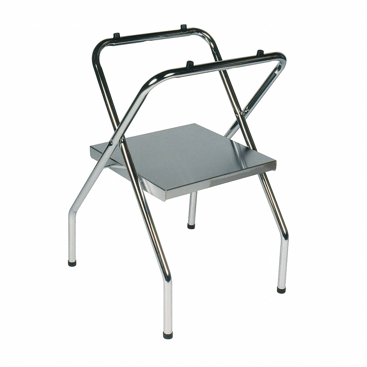 CSL Chrome Tray Stand 30-1/2" x 20" x 15" Pack of 4 (1054S-C)