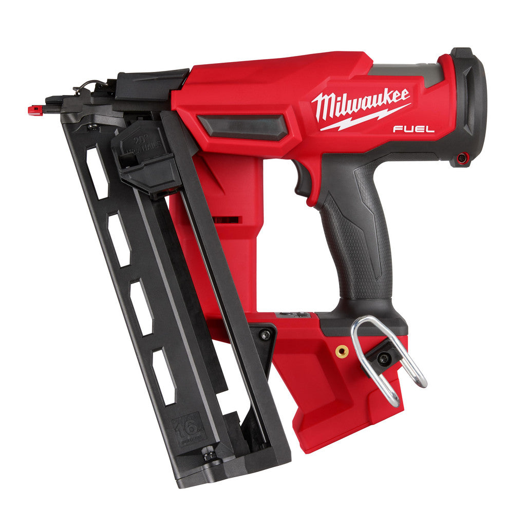 Milwaukee Tool 2841-20 M18 FUEL 16 Gauge Angled Finish Nailer (Bare Tool): 1-1/4" to 2-1/2" Nail Lengths