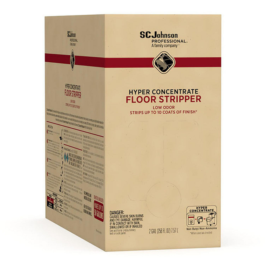 SC Johnson Professional 680076 Hyper Concentrate Floor Stripper 2 Gal Bag-in-Box