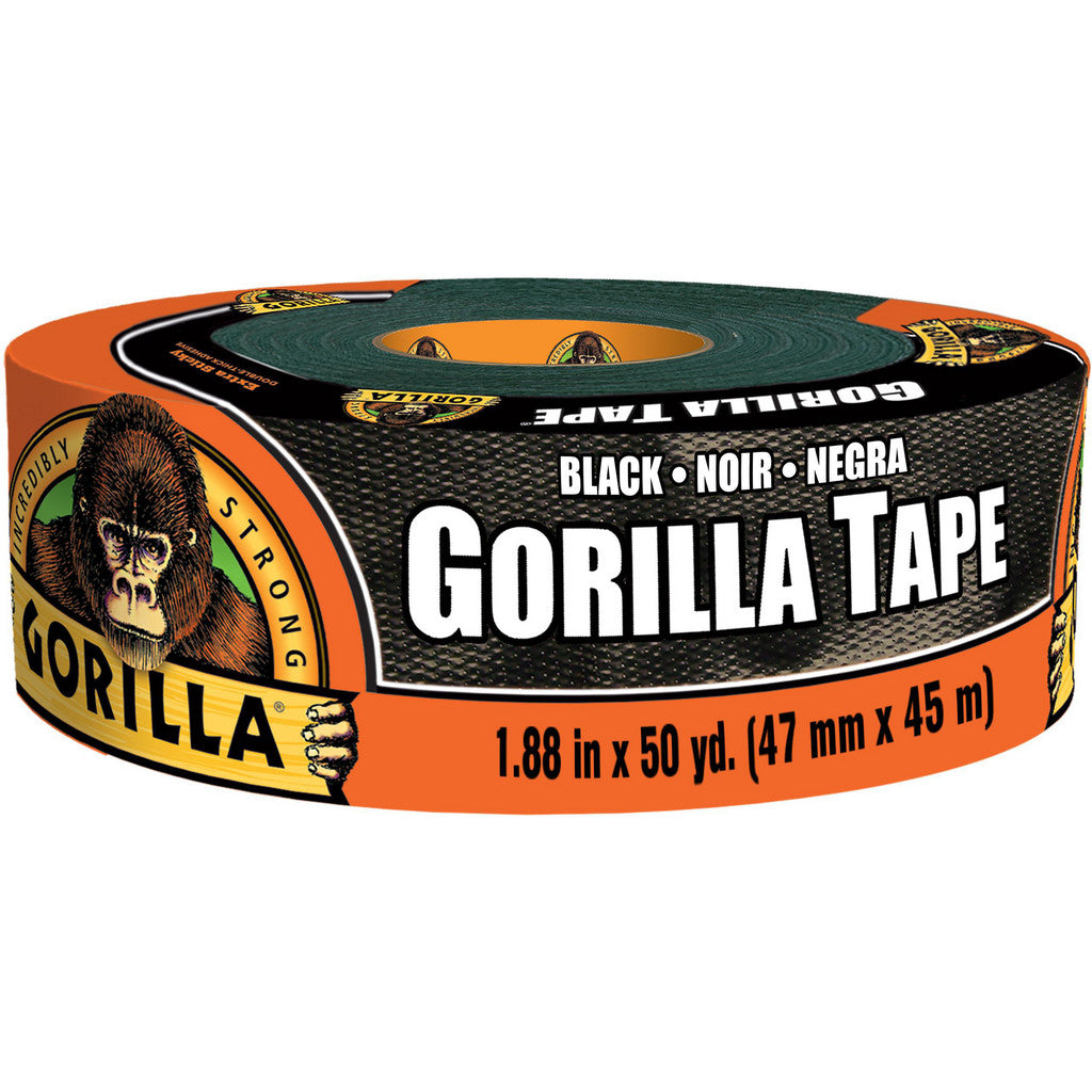 Gorilla Glue 108084 Duct Tape: 1.8800" Wide, 150' Long, 16.75 mil Thick, Polyethylene Cloth