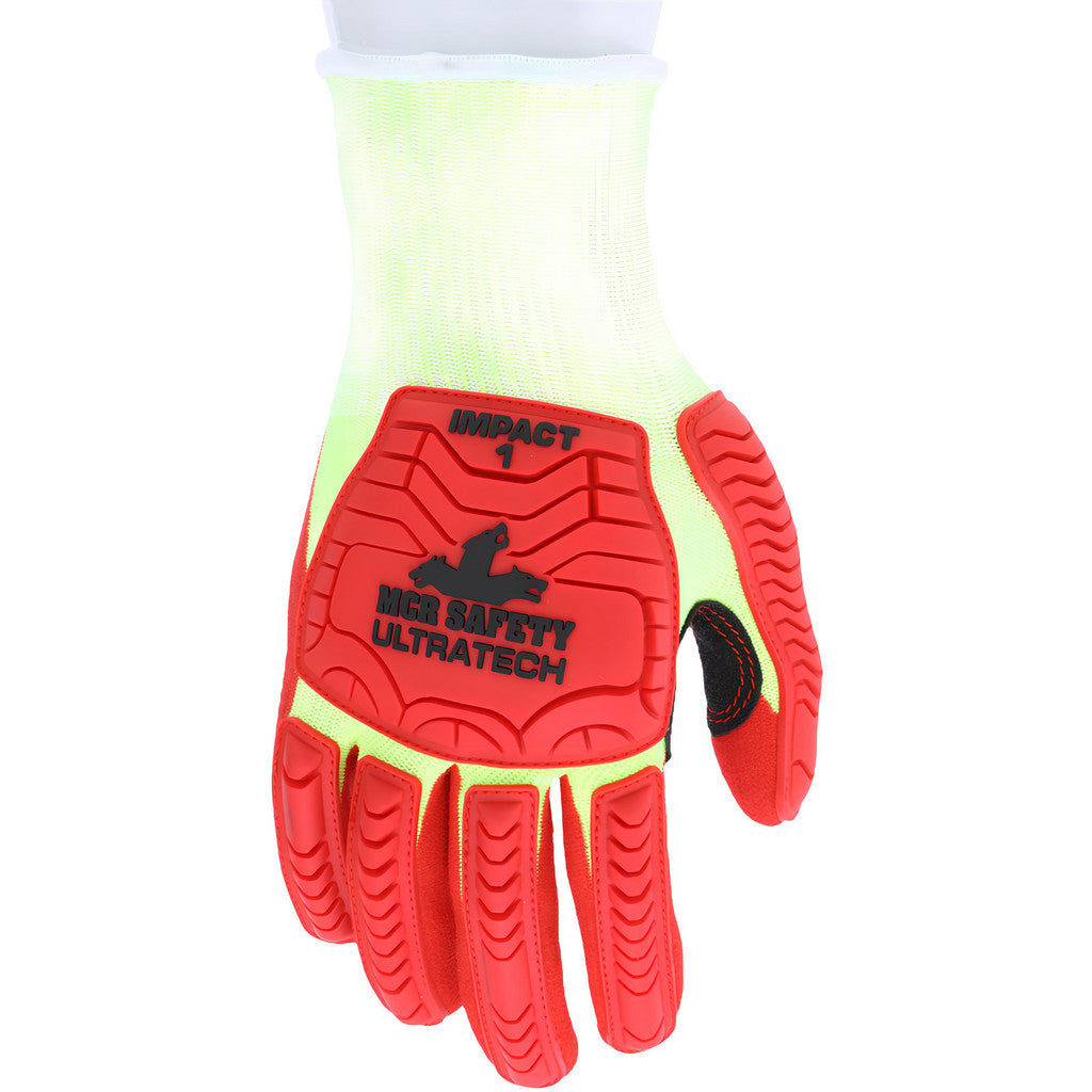 MCR Safety UT1953L Cut, Puncture & Abrasion-Resistant Gloves: UltraTech UT1953, Cut A4, Puncture 4, Abrasion 4, 13 ga, Size Large