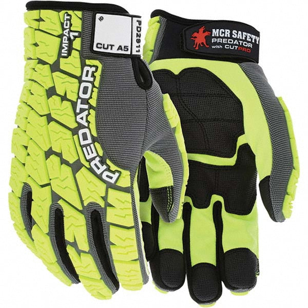 MCR Safety PD2911XL Cut, Puncture & Abrasion-Resistant Gloves: Predator PD2911, Cut A5, Puncture 5, Abrasion 4, Size X-Large
