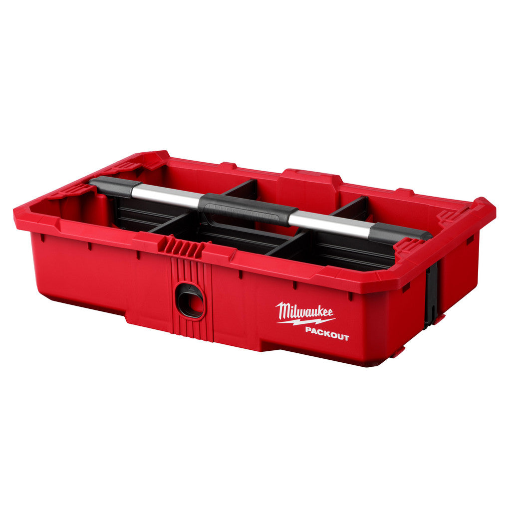 Milwaukee Tool 48-22-8045 PACKOUT Tool Tray: 5" High, 11.7" Long, 19.8" Wide, 25 lb.Weight Capacity