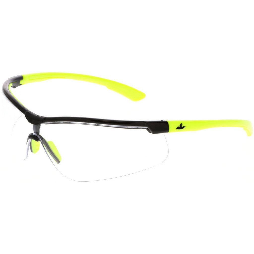 MCR Safety KD720PF420 Safety Glasses: Anti-Fog, Polycarbonate, Clear Lenses, Half-Framed