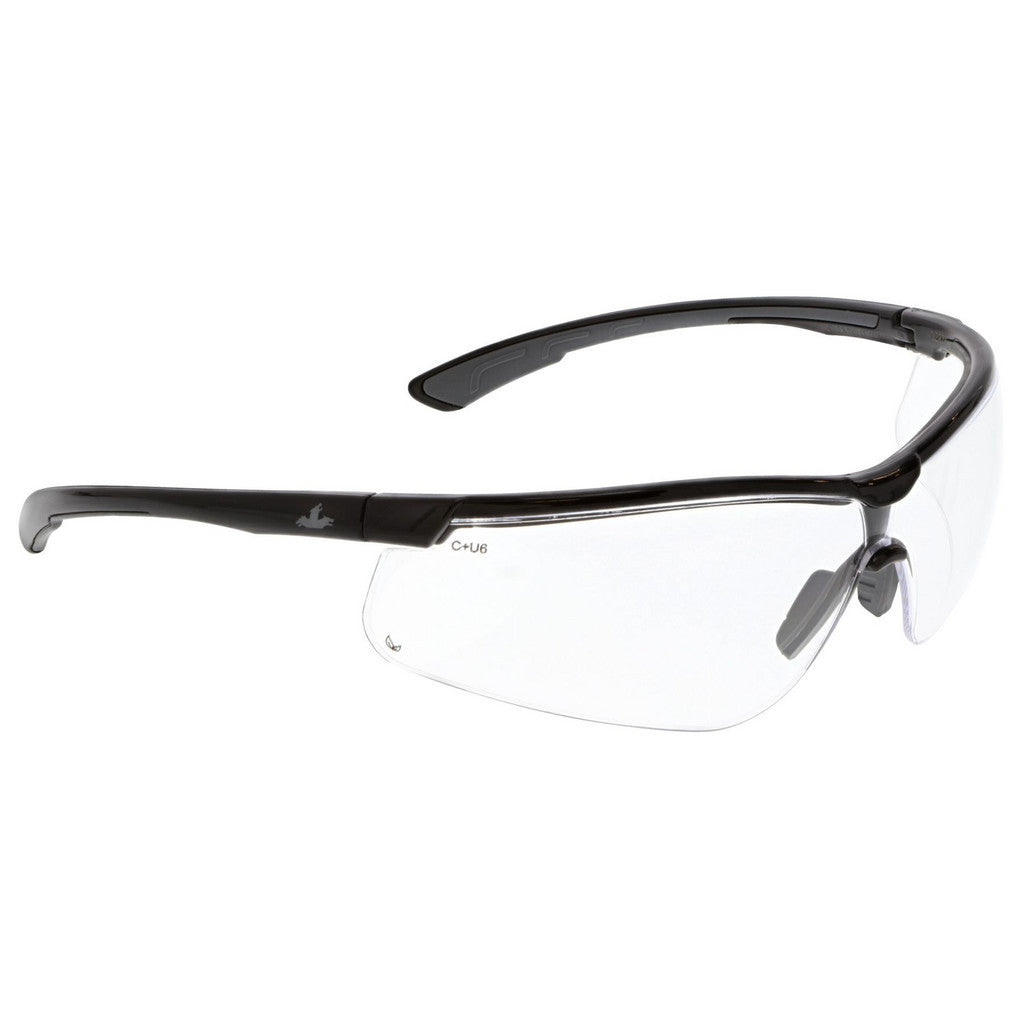 MCR Safety KD710AF Safety Glasses: Anti-Fog, Polycarbonate, Clear Lenses, Half-Framed