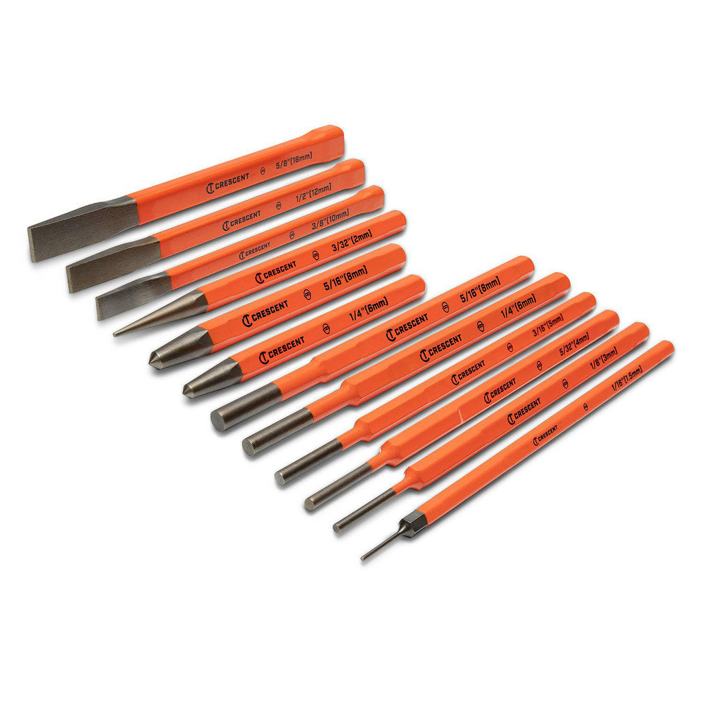 Crescent CPCCHS12 12 Pc. Punch and Chisel Set