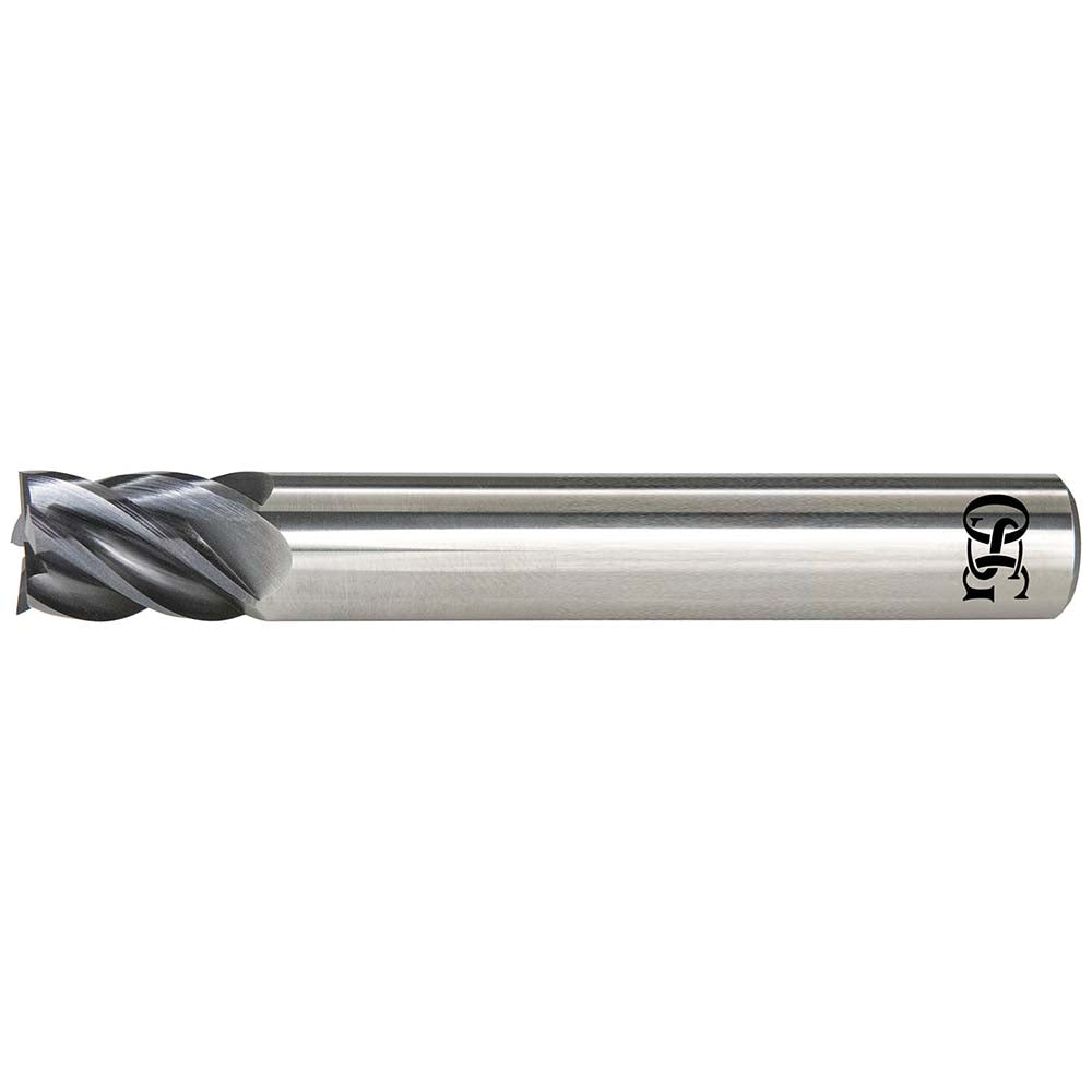 OSG VGM5-1029 Corner Radius End Mill: 3/16" Dia, 15/64" LOC, 0.0100" Corner Radius, 5 Flute, Solid Carbide