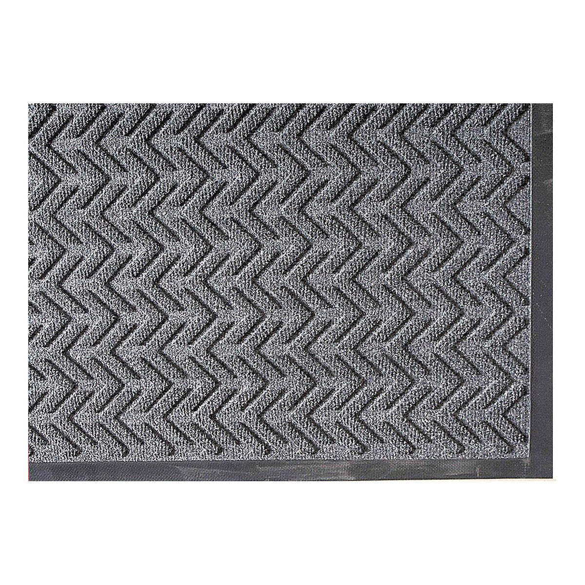 SKILCRAFT 7220015826224 3-Mat Entry System Scraper/Wiper Mat, 36 x 60, Gray