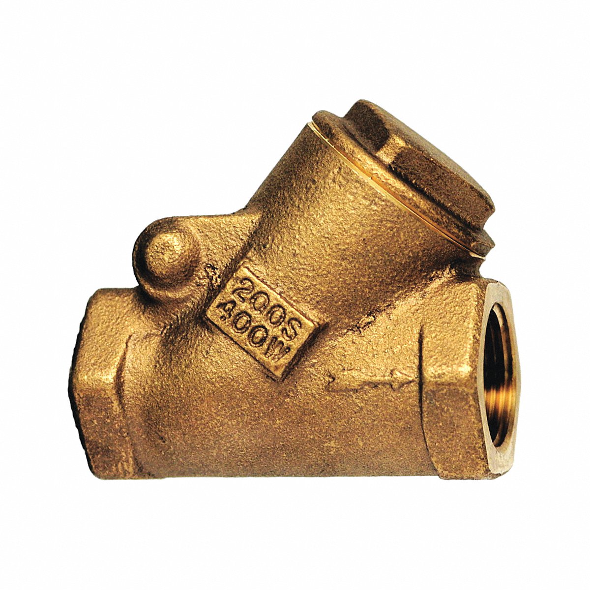 Milwaukee Valve Swing Y Check Valve, 7.875 In Overall L, 875 IN (509Y 3")