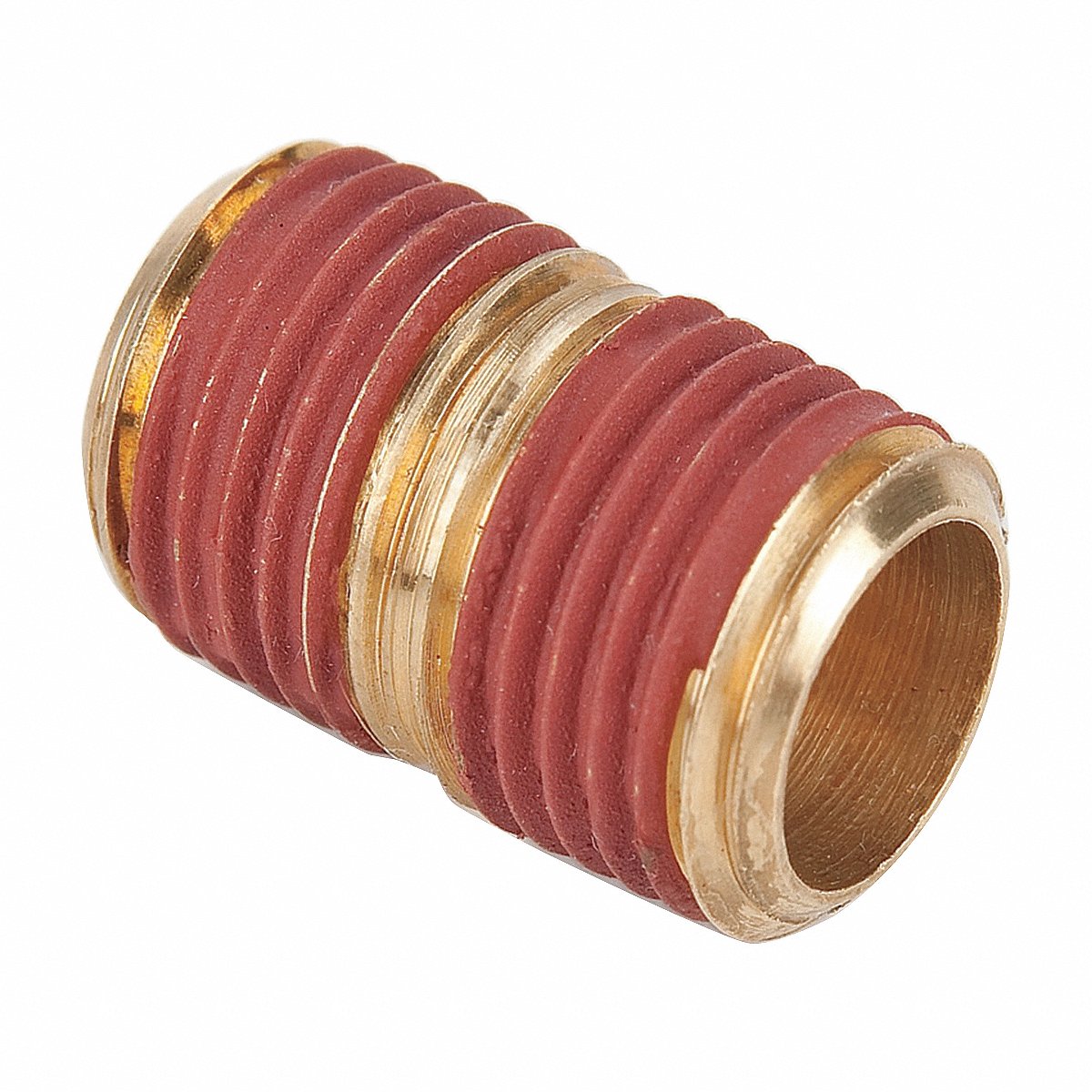 Parker Close Nipple 1/4 In Brass (VS215PN-4)