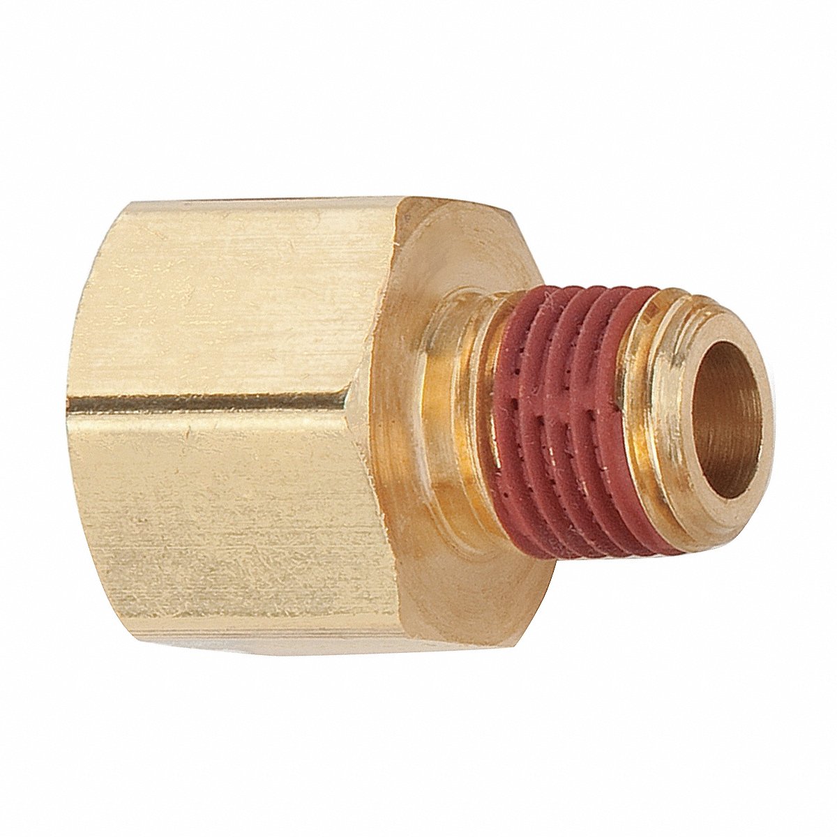 Parker Adapter Brass 1/2 x 1/4 in FNPT x MNPT (VS222P-8-4)