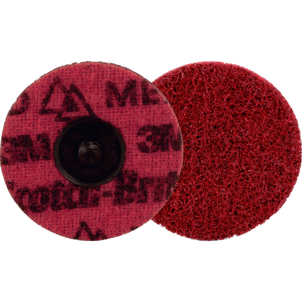 3M 7100264196 Quick-Change Disc: Roloc TR, 3" Dia, Premium Ceramic Alumina, Non-Woven