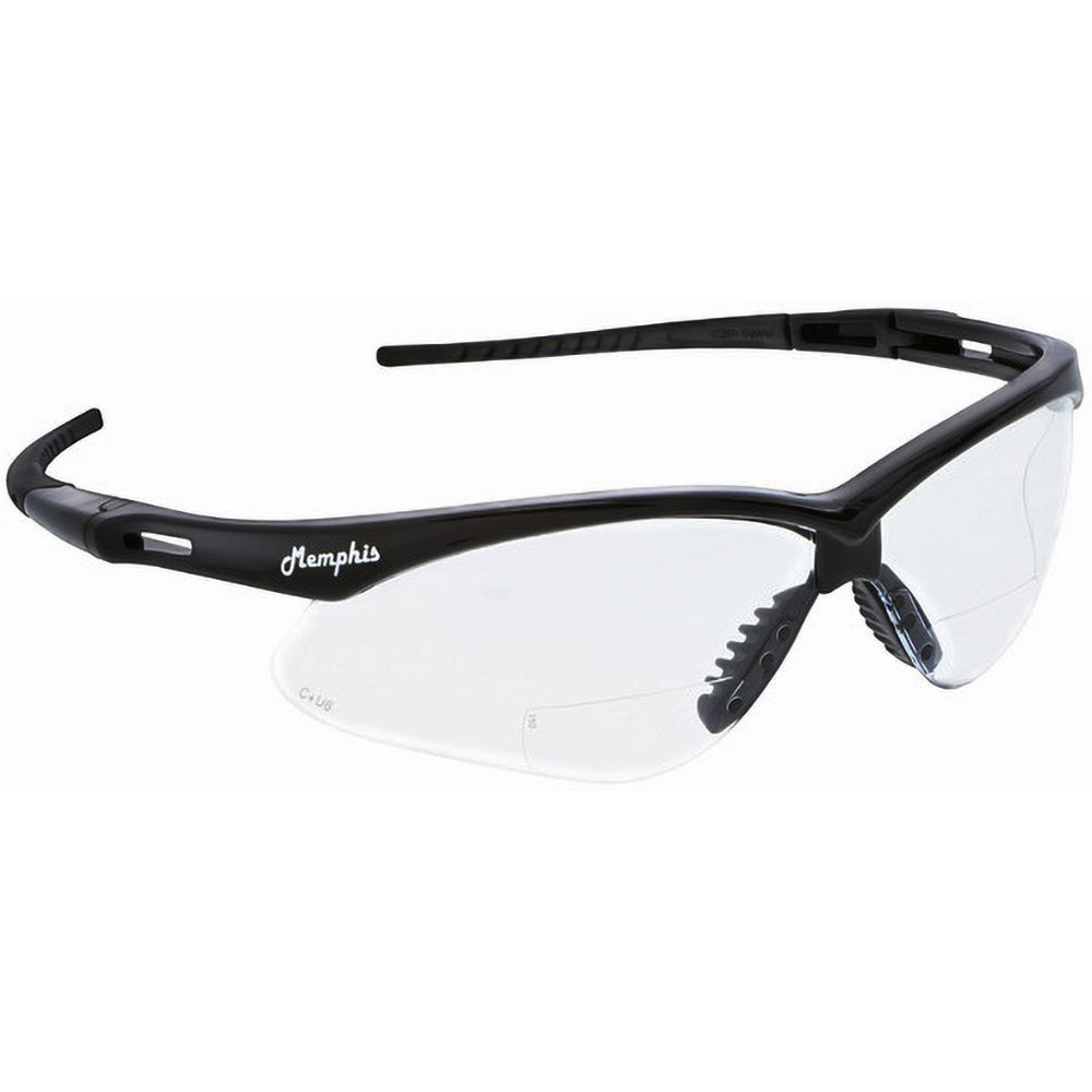 MCR Safety MPH10 Magnifying Safety Glasses: 1.00, Clear Lenses, Scratch-Resistant, ANSI Z87.1+