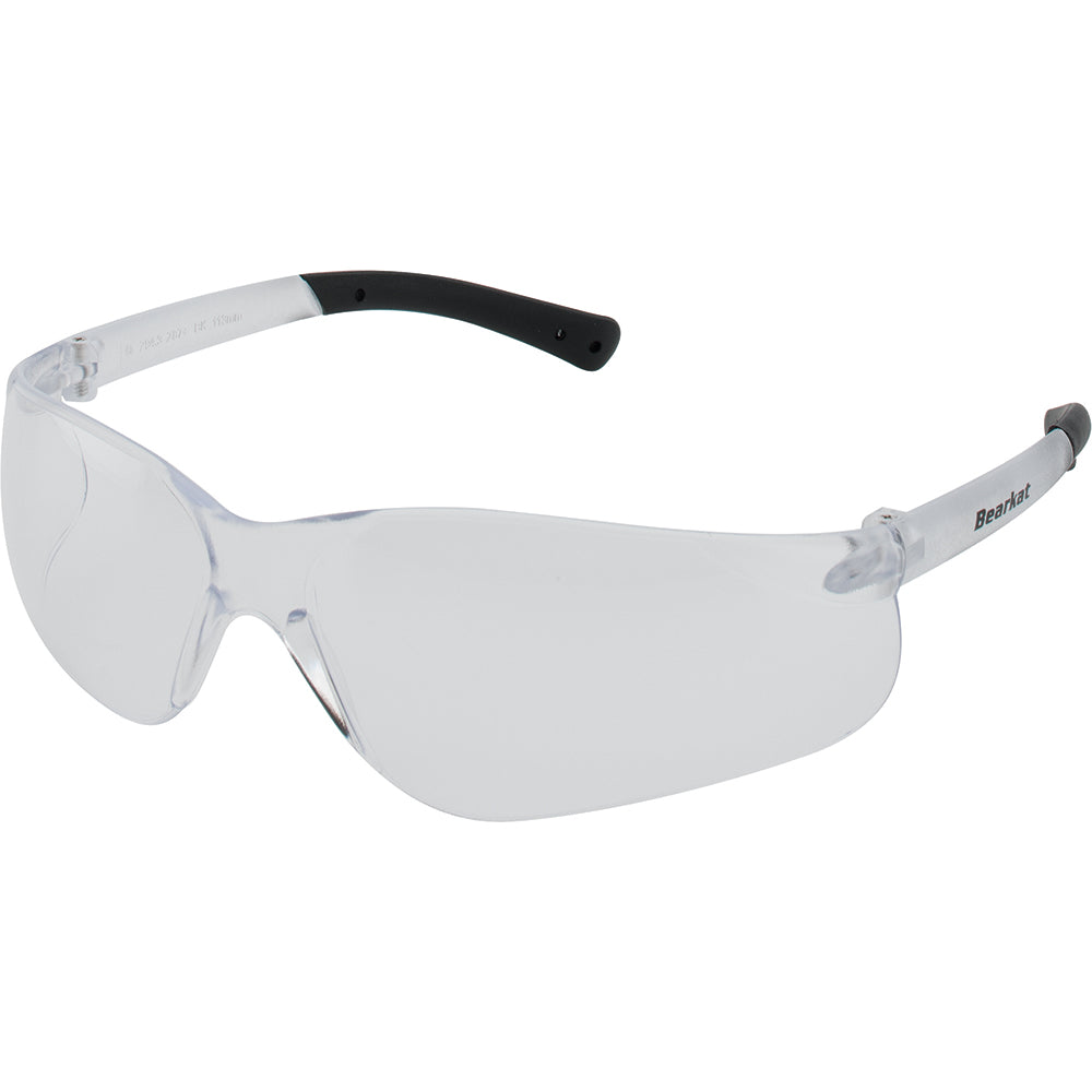 MCR Safety BK110PF Safety Glasses: Anti-Fog, Polycarbonate, Clear Lenses, Frameless