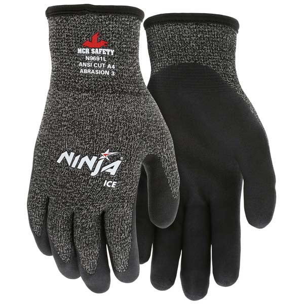 MCR Safety N9691XXL Cut, Puncture & Abrasion-Resistant Gloves: MCR Safety N9691, Cut A4, Puncture 3, Abrasion 3, 15 ga, Size 2X-Large