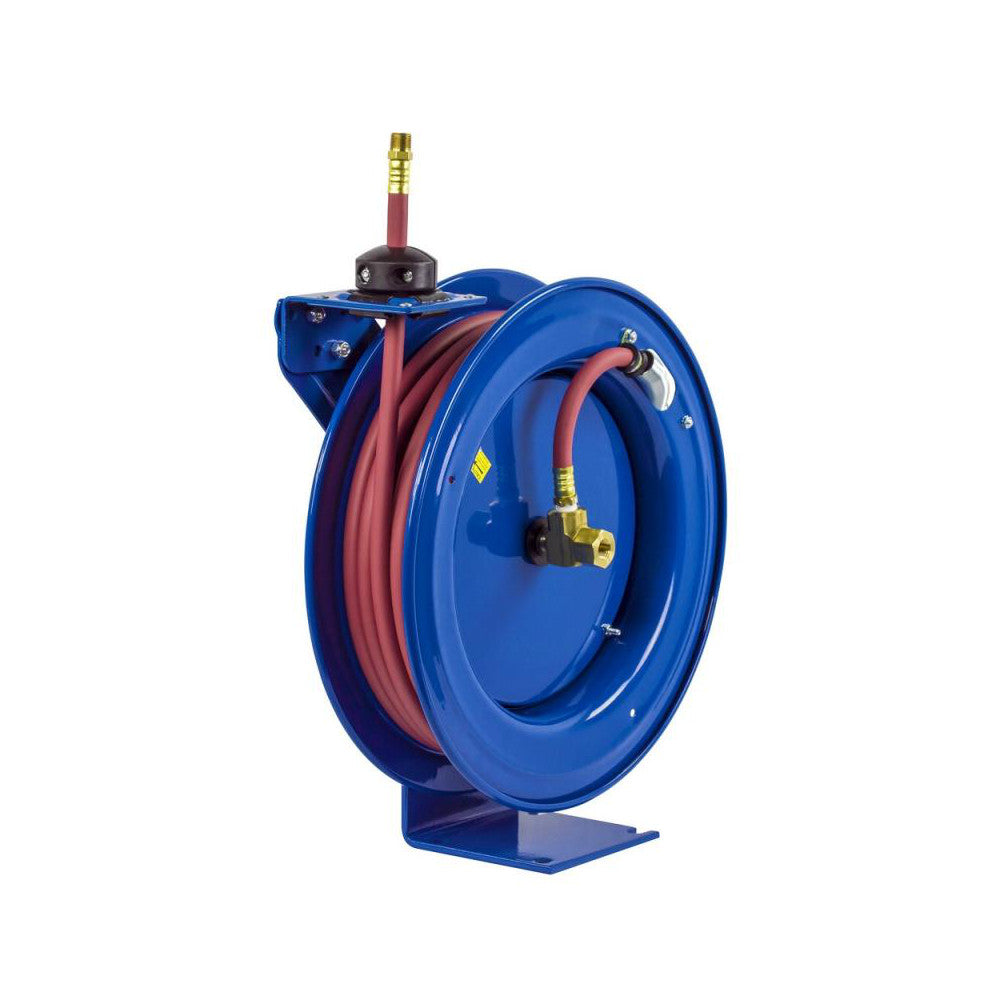 CoxReels P-LP-350 Hose Reel with Hose: 3/8" ID Hose x 50', Spring Retractable