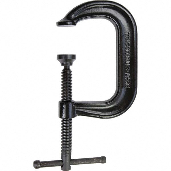 Bessey CDF404 C-Clamp: 4" Max Opening, 3-1/4" Throat Depth, Forged Steel