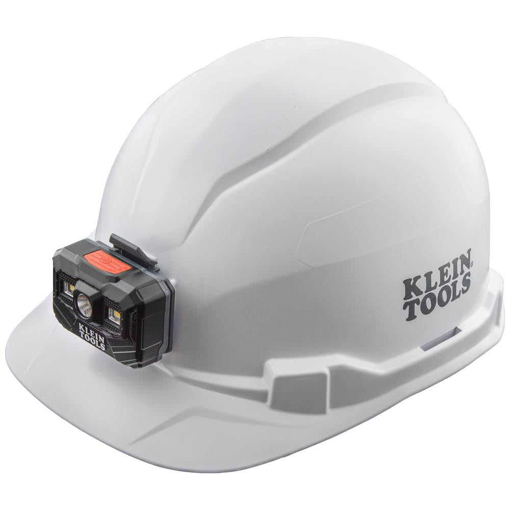Klein Tools 60107RL Hard Hats; Hard Hat Style: Cap; Color: White; Application: Construction; Material: ABS; Class Rating: E; Vented: No