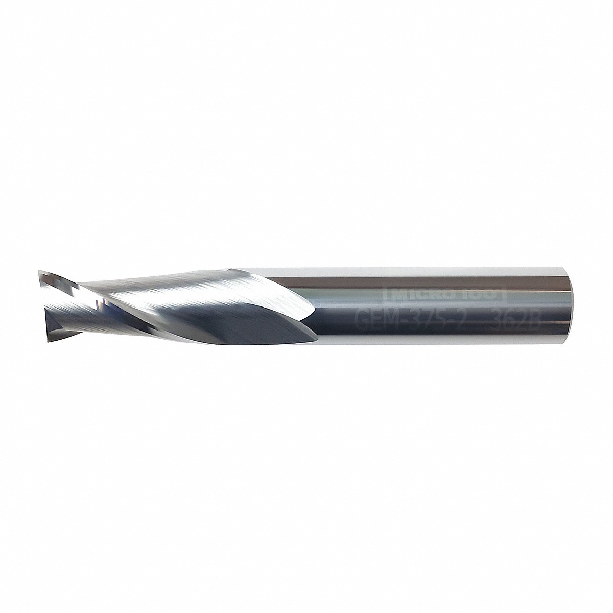 Micro 100 Square End Mill 0.5 in Carbide (GEM-500-2X)