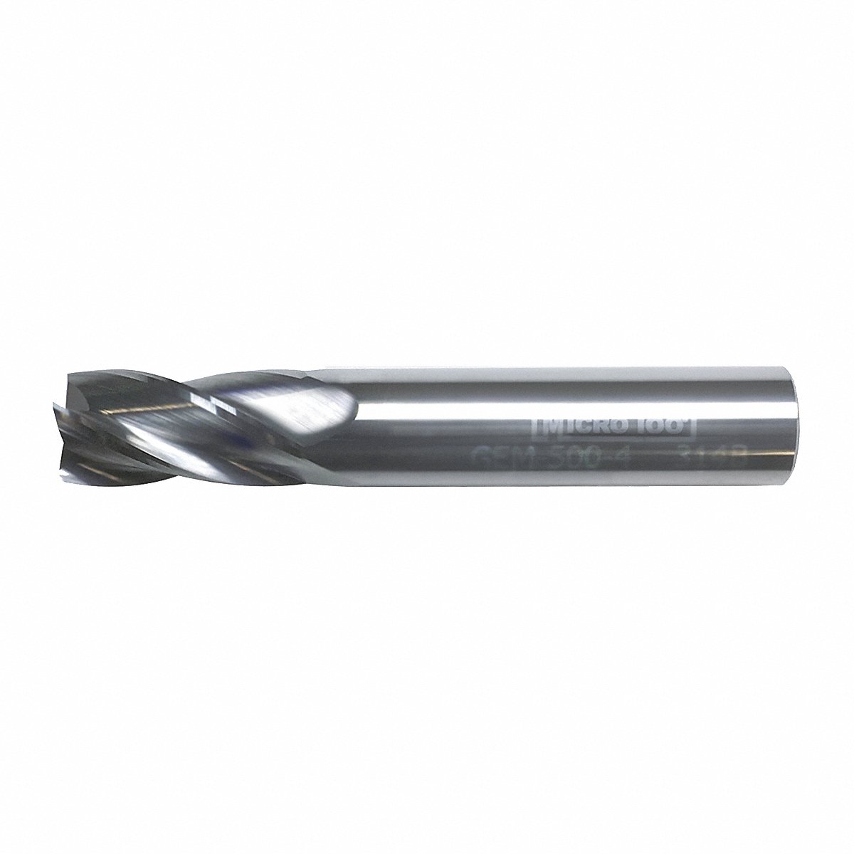 Micro 100 Square End Mill 8 mm Carbide (GEMM-080-4)