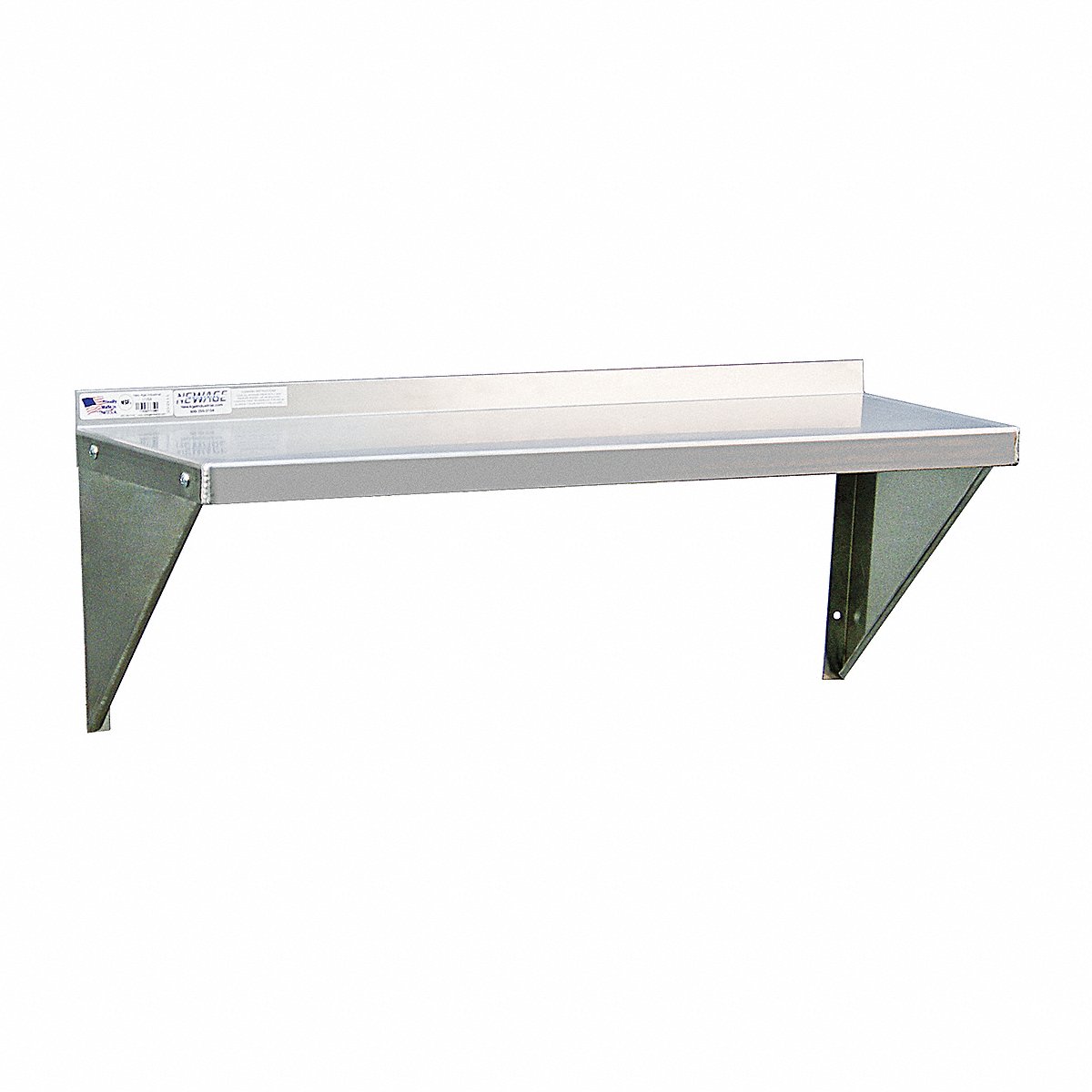 New Age Industrial Wall Shelf 13 in x 12 in x 36 in ShlfCap 150 lb (1125)
