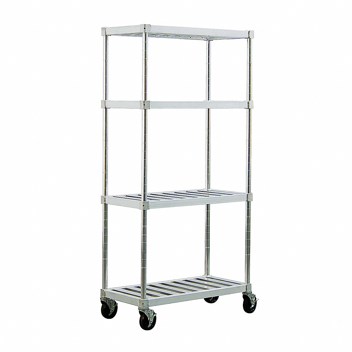 New Age Industrial Mobile Pot and Pan Rack 74 in H 60 in W (PM2460)