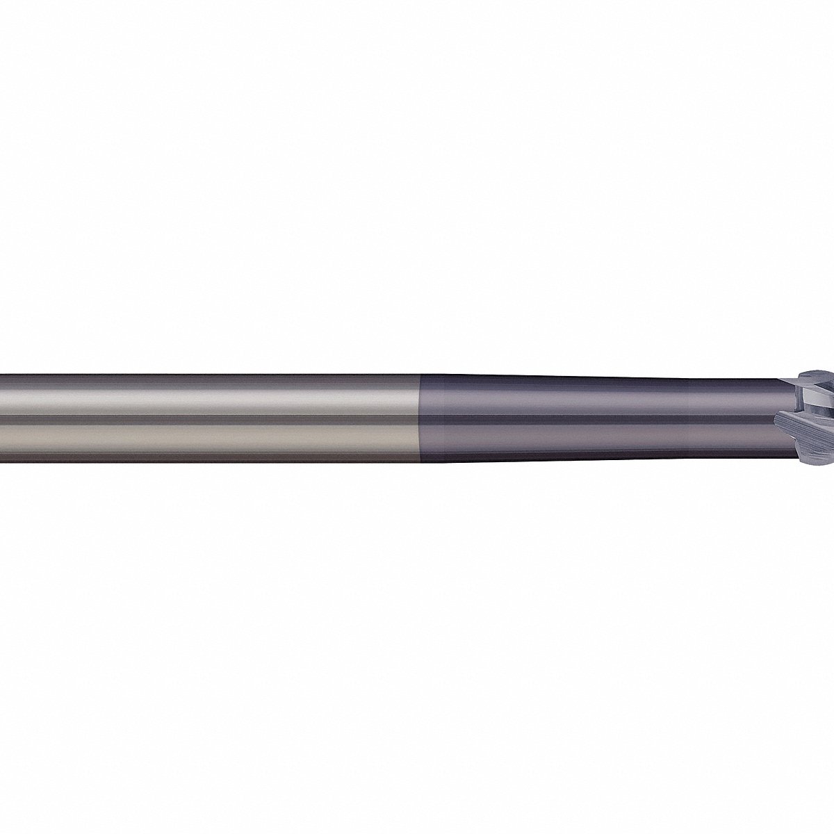 Micro 100 Ball End Mill, Single End, 2.00 mm Diameter, Carbide (SBMM-020-210)