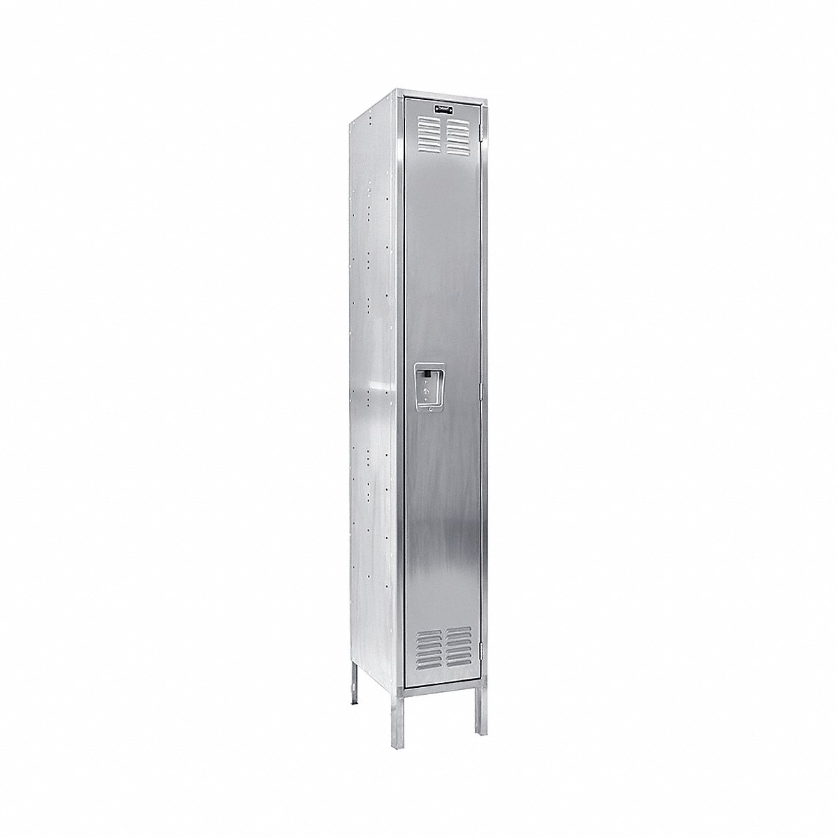 Hallowell Locker 1 x 1 Locker Silver 78 x 12 x 18 Unassembled (USS1288-1)