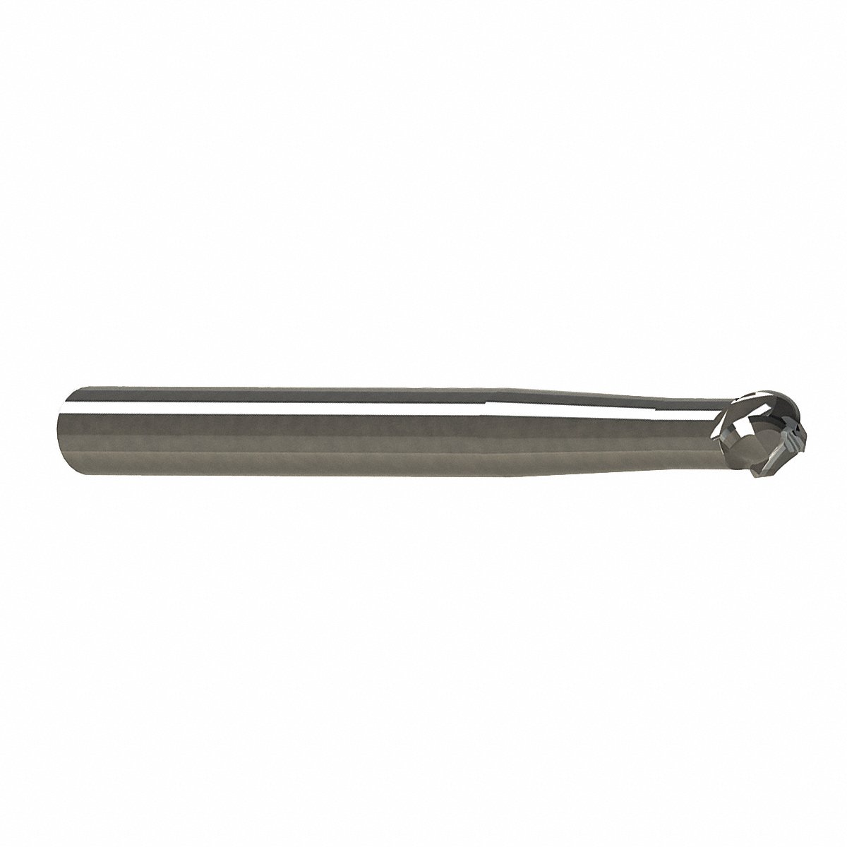 Micro 100 Ball End Mill, Single End, 6.00 mm Diameter, Carbide (SBMM-060-448)