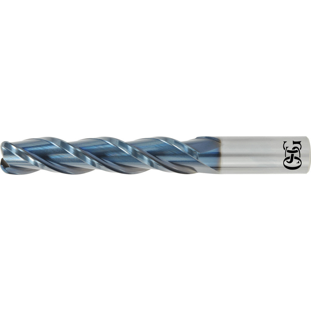 OSG 28735600 Corner Radius End Mill: 1" Dia, 1-1/2" LOC, 0.0600" Corner Radius, 3 Flute, Solid Carbide